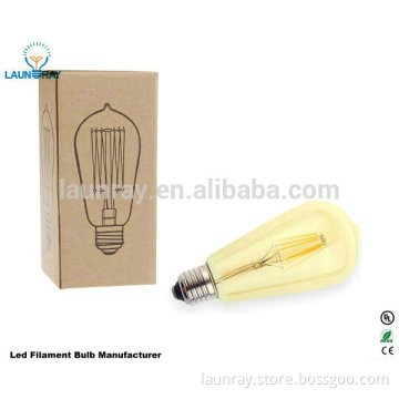 2014 New Model Hot Sale Cheap Price Good Quality ST64 LED Filament Bulb 8W With CE Approved